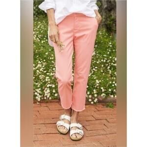 Frank & Eileen Cropped Peach Ankle Pants
